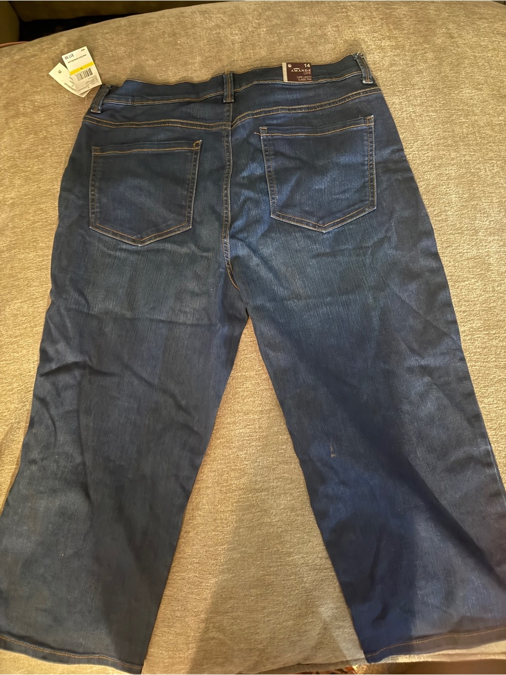 Women’s Dark Blue Denim Jeans - Classic Back Pocket Style